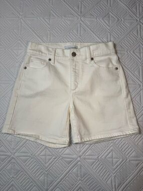 LOFT Denim Shorts Size 24 Off White